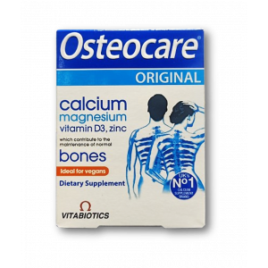 OSTEOCARE DIETARY SUPPLEMENT ( CALCIUM CARBONATE 1000 MG + MAGNESIUM 372 MG + ZINC SULPHATE 22 MG + VITAMIN D3 100 IU ) 30 TABLETS